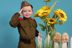 фотосъемка ребенок в военной форме