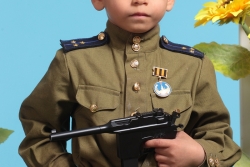 фотосъемка мальчик в военной форме
