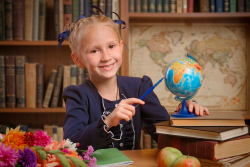 schoolgirl_at_school desk