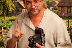 Portrait of a village photographer