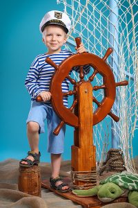 фотосессия юный моряк